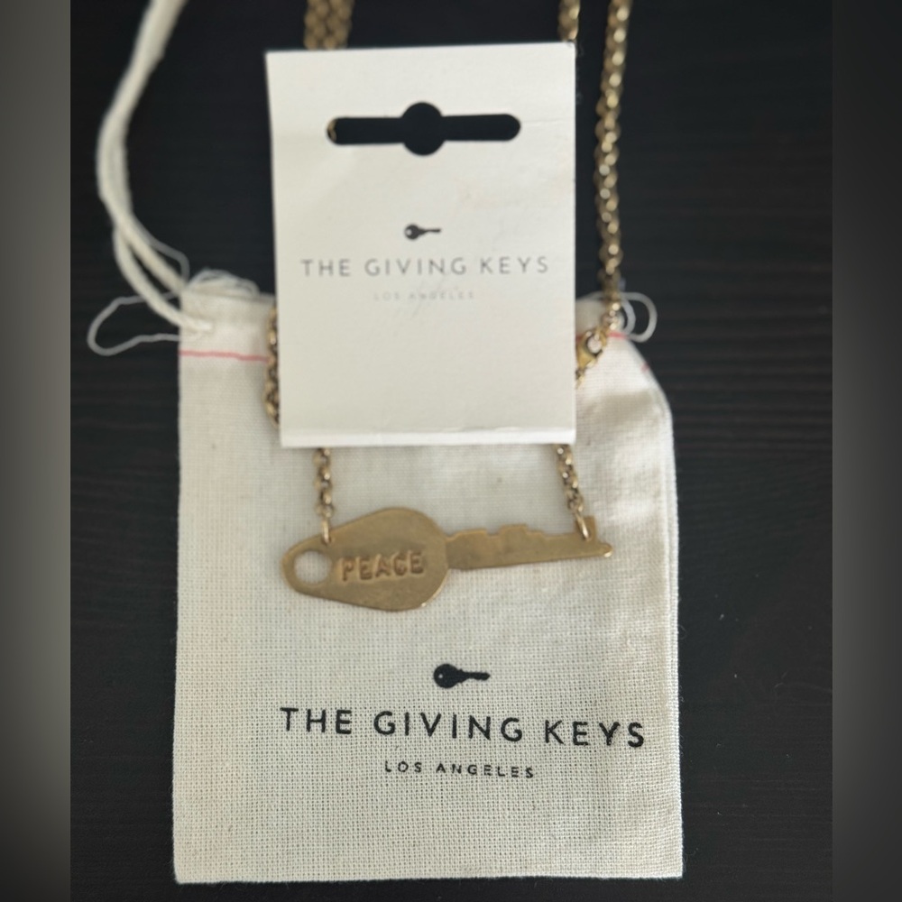 The Giving Keys 22” Key Necklace “PEACE”